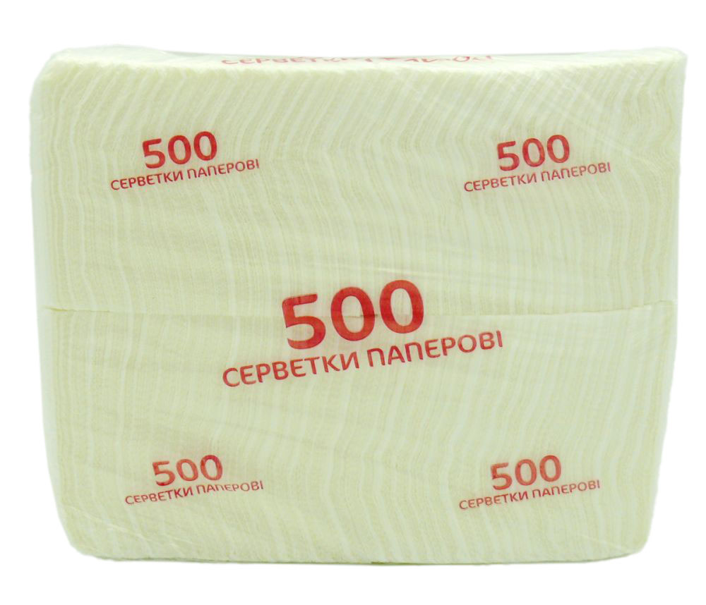 Серветки паперові 500 шт